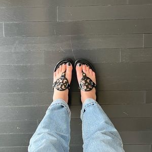 patten leather tory burch miller sandal